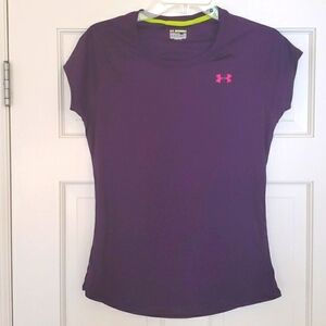 Womens Medium Under Armour Green headgear shirt